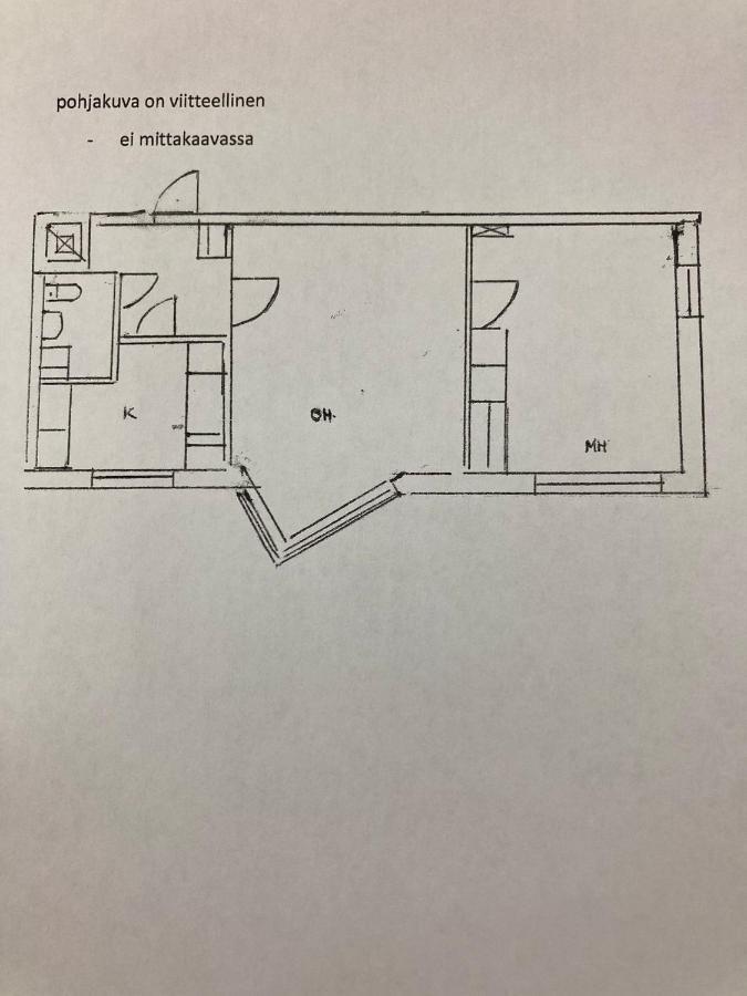 Hh Huoneistot Kaksio Apartamento Forssa Exterior foto